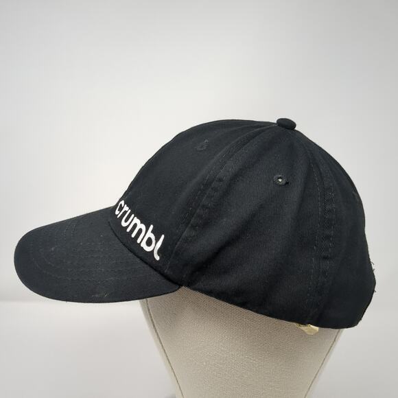 Crumbl Slideback Baseball Cap Black One Size Adjustable 6 Panel Vented Holes - Picture 3 of 8